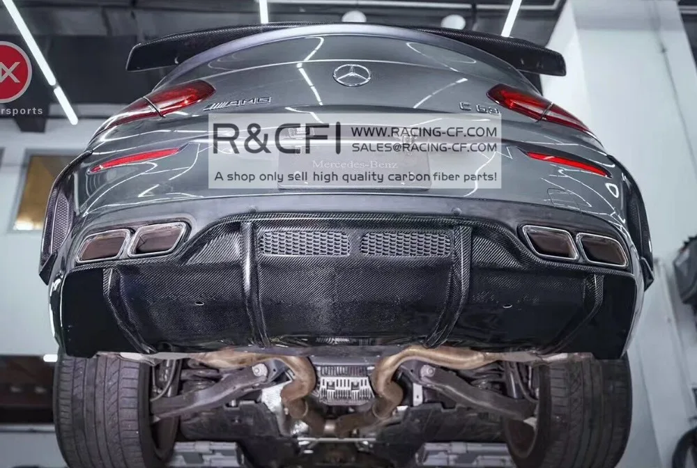 W205 C63 AMG купе посылка бодик брабс Стиль губ и PSM Стиль диффузор/углеродное волокно средства ухода за кожей для Benz C63 AMG W205/10 шт./компл