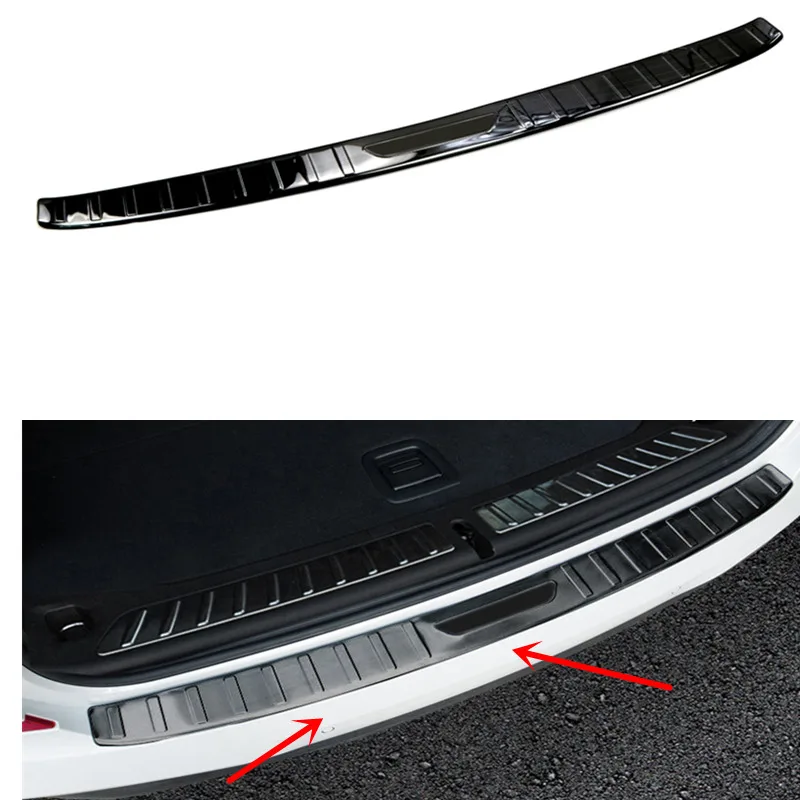 Modified Auto Car Parts Exterior Outter Trunk Rear Bumper Protector Plate Guard Cover Trim 1PCS for BMW X3 G01 2018 2019 Modified Auto Car Parts Exterior Outter Trunk Rear Bumper Protector Plate Guard Cover Trim 1PCS for BMW X3 G01 2018 2019