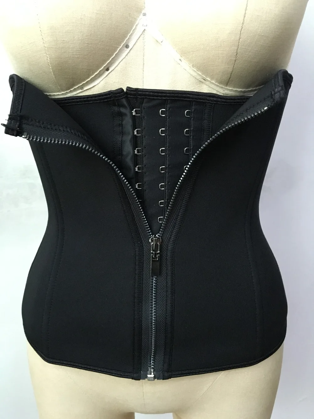 hot shapers waist trainer body shaper Bodysuit zip hook waist cincher