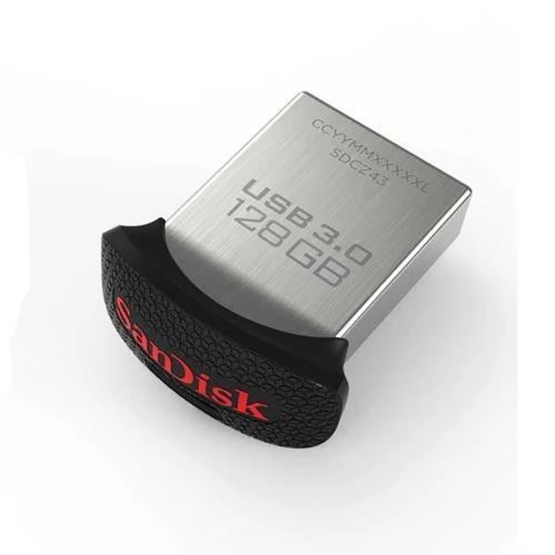 Двойной Флеш-накопитель SanDisk флеш-накопитель USB 3,0 128 64Гб 32Гб флеш-накопитель флеш-накопителей и флеш-накопитель флэш-диск 130 МБ/с. Ultra Fit Mini Nano U диск для ПК