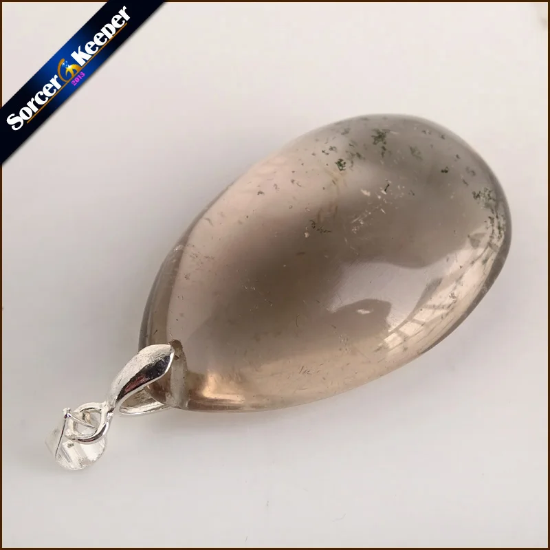 Натуральные камни rutilaed Quartz кулон волосы Кристалл Бесплатная ожерелье минерал