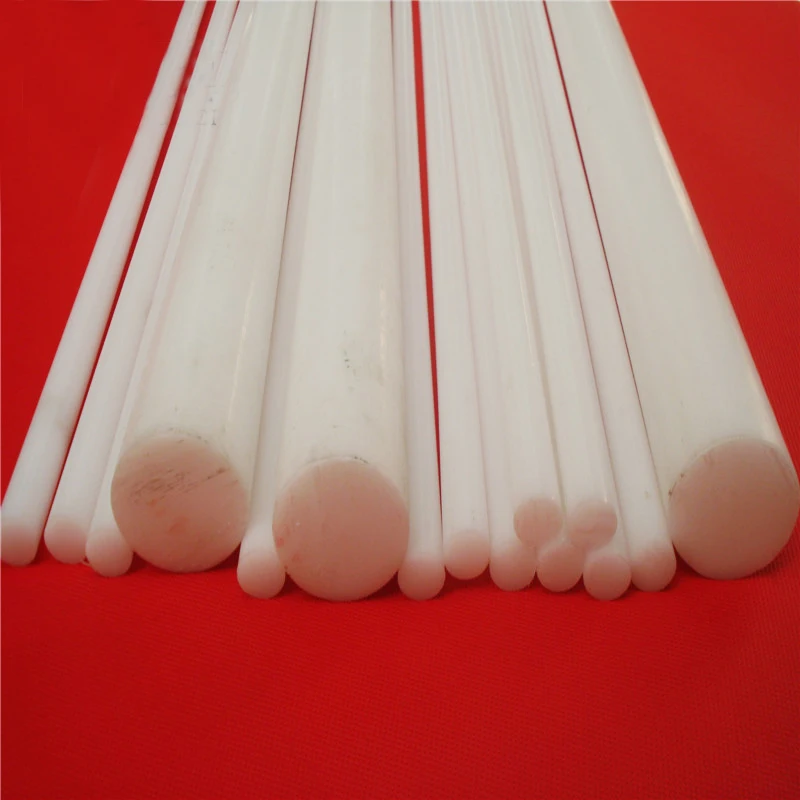 PlasticSolidRodsNylonRodPA6PA66HighWearresistantStickWhite