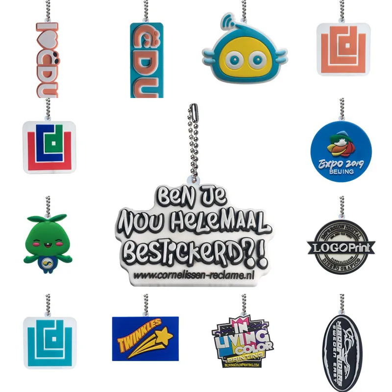 Personalized Customization PVC Ball Chain Key chains Your Own Design Business Logo Custom Design Metal Ball chain for wholesale Personalized Customization PVC Ball Chain Key chains Your Own Design Business Logo Custom Design Metal Ball chain for wholesale