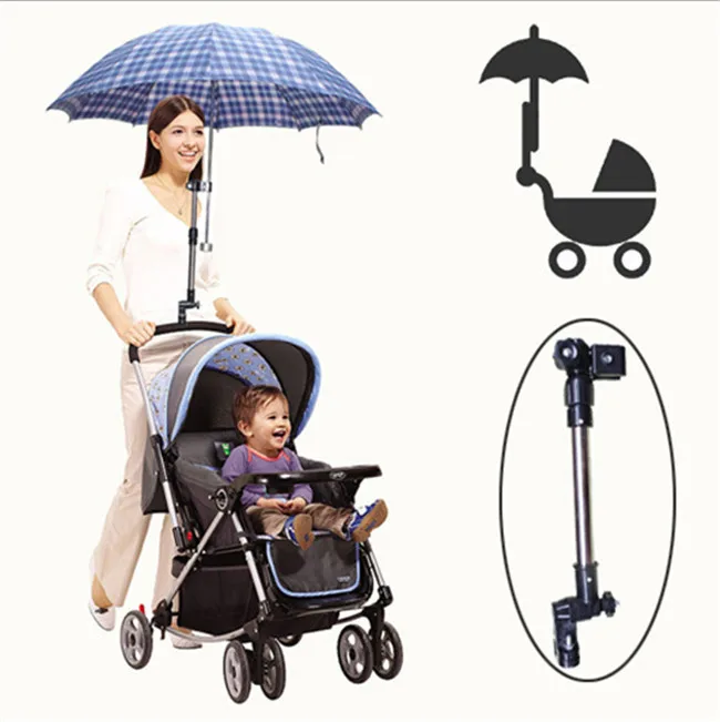 Adjustable Baby Stroller Pram Umbrella Stand Holder Bracket Cycling Bicycle Bike Home Accessories