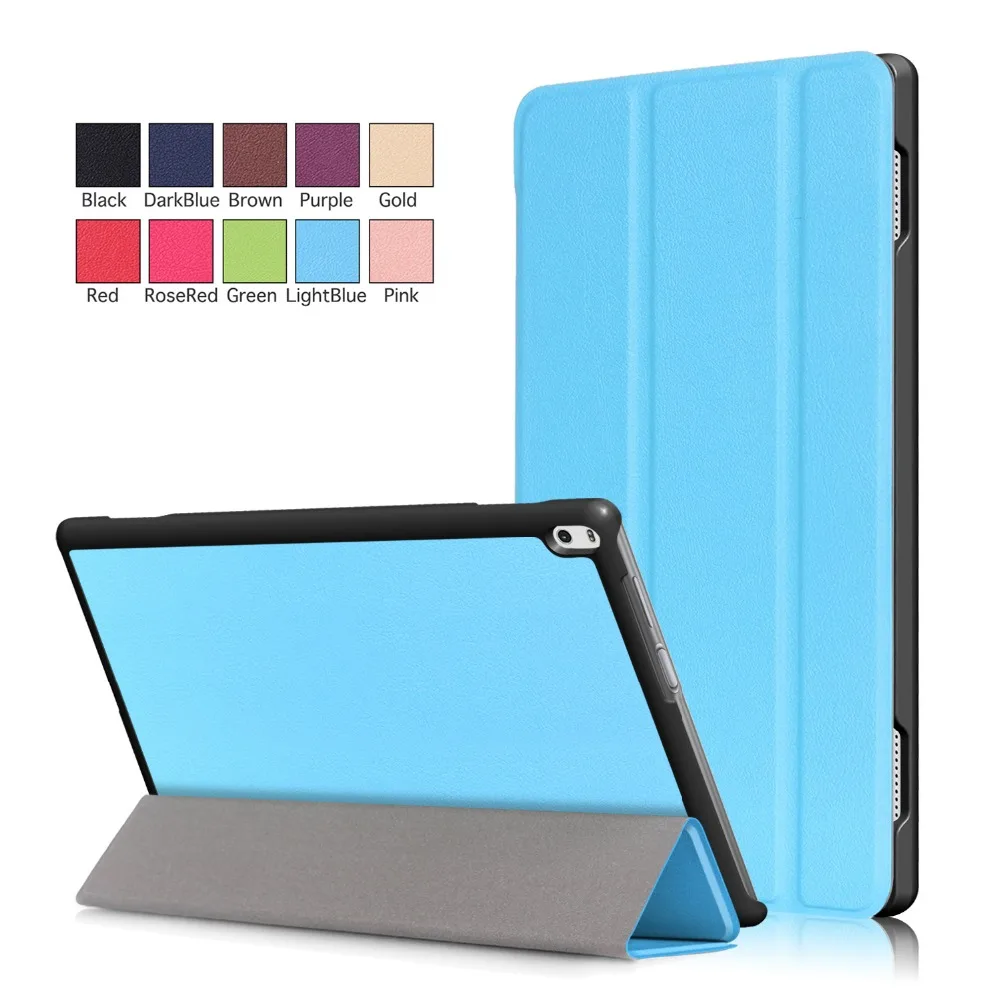 GOOYIYO For Lenovo TAB4 10 Plus X704 Tablet Cases PU Leather