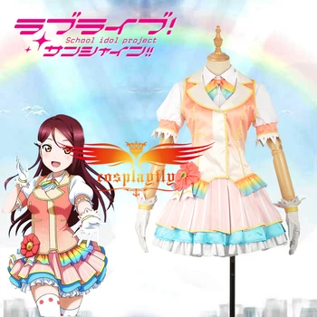 

LoveLive!SunShine!!Aqours Sakurauchi Riko Idol Awakening MF Activity Cards Mijyuku Mijuku DREAMER Cosplay Costume Stocking Dress