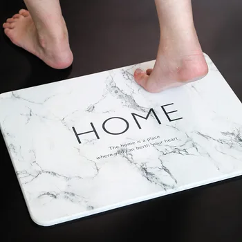 

Original design Nordic diatom absorbent floor mats Bathroom door quick-drying diatomaceous earth large mats