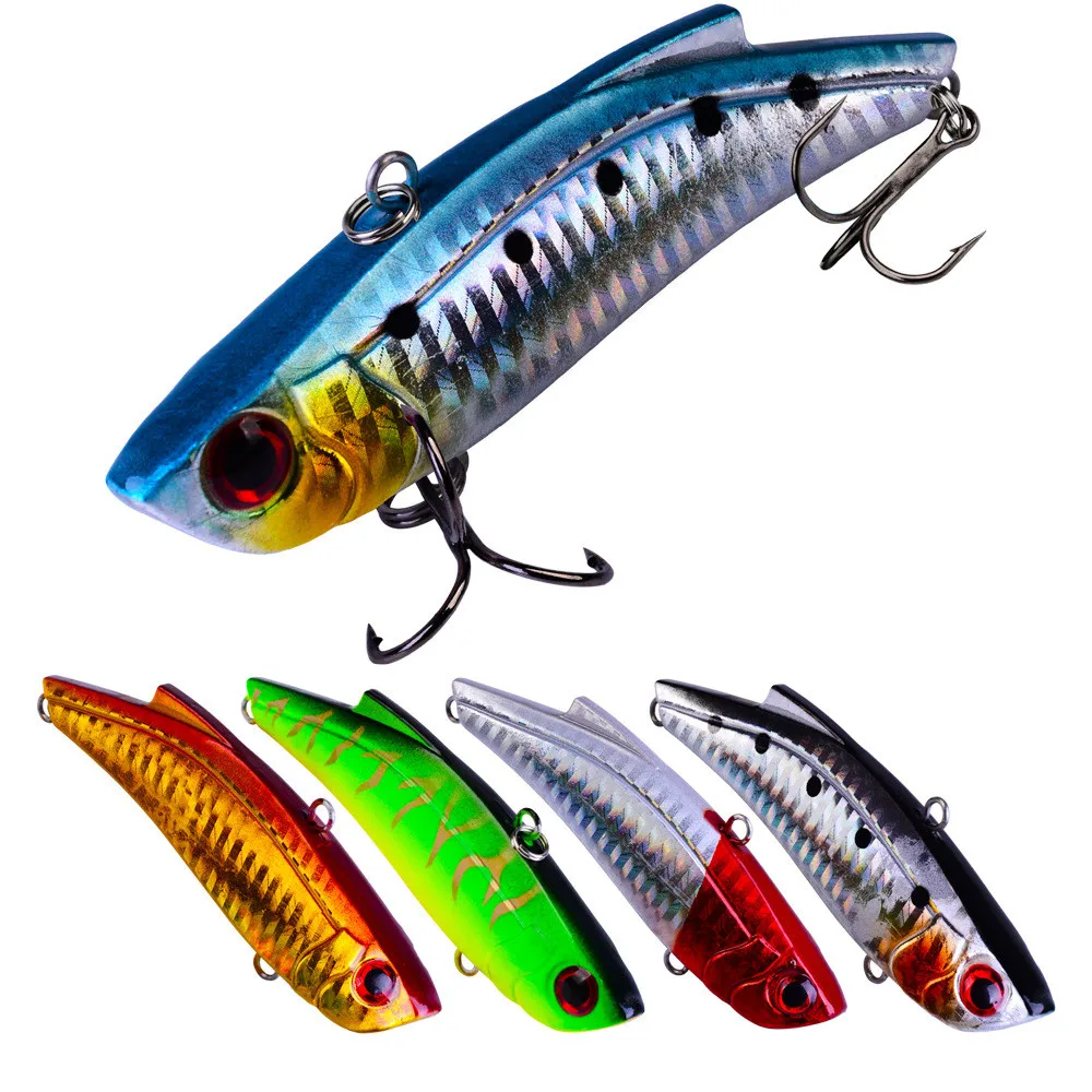9cm 1PC Fishing Lures Plastic Hard Bass Baits 5 Colors Minnow Lures