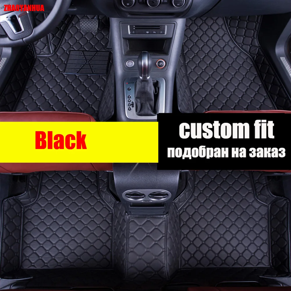 ZHAOYANHUA Car floor mats for Toyota Tundra Sequoia 4Runner 6D heavy