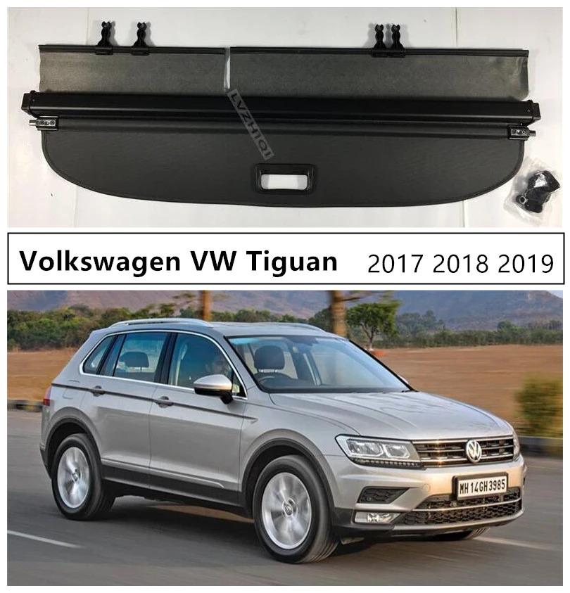 Rear Trunk Cargo Cover For Volkswagen Vw Tiguan 2017 2018 2019 2020