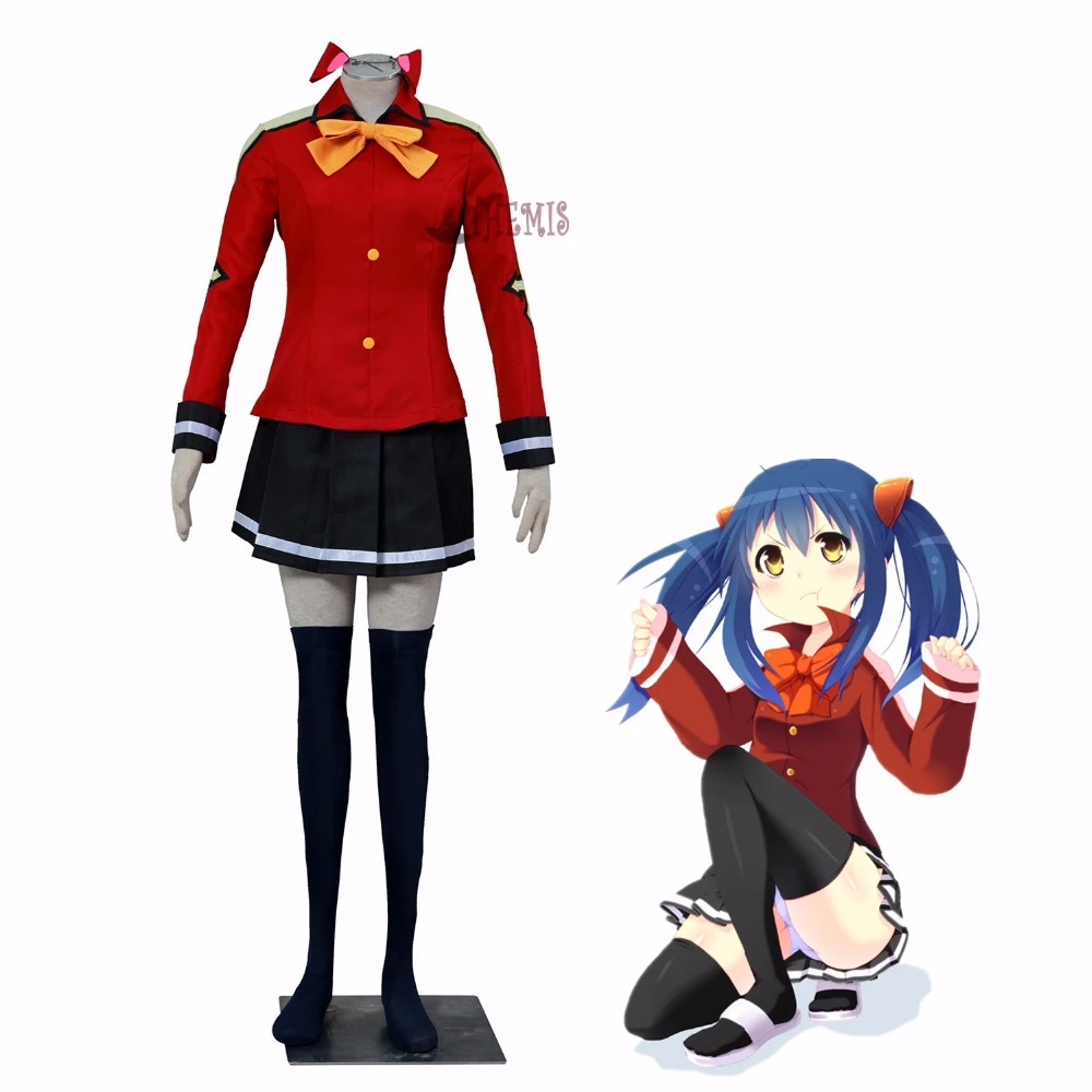 Athemisフェアリーテイルウェンディマーベルコスプレ衣装ミニスカートプリーツドレス在庫 Wendy Marvell Cosplay Costume Cosplay Costumemarvel Cosplay Costumes Aliexpress