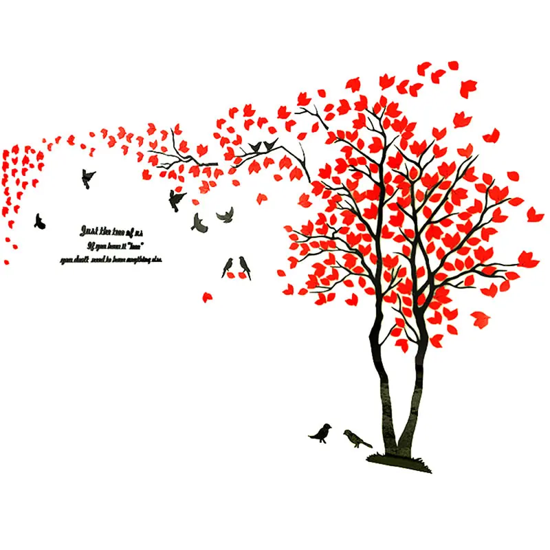 

'The Best' 3D Tree Wall Art Wall Stickers Removable Vinyl Decal Mural TV Background Home Decor 889