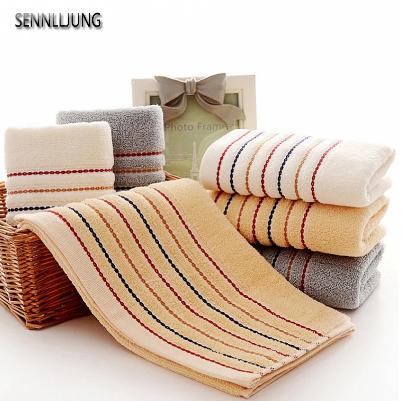 SENNLLJUNG VS 100 Cotton Towels Toallas Face Towel Soft Absorbent