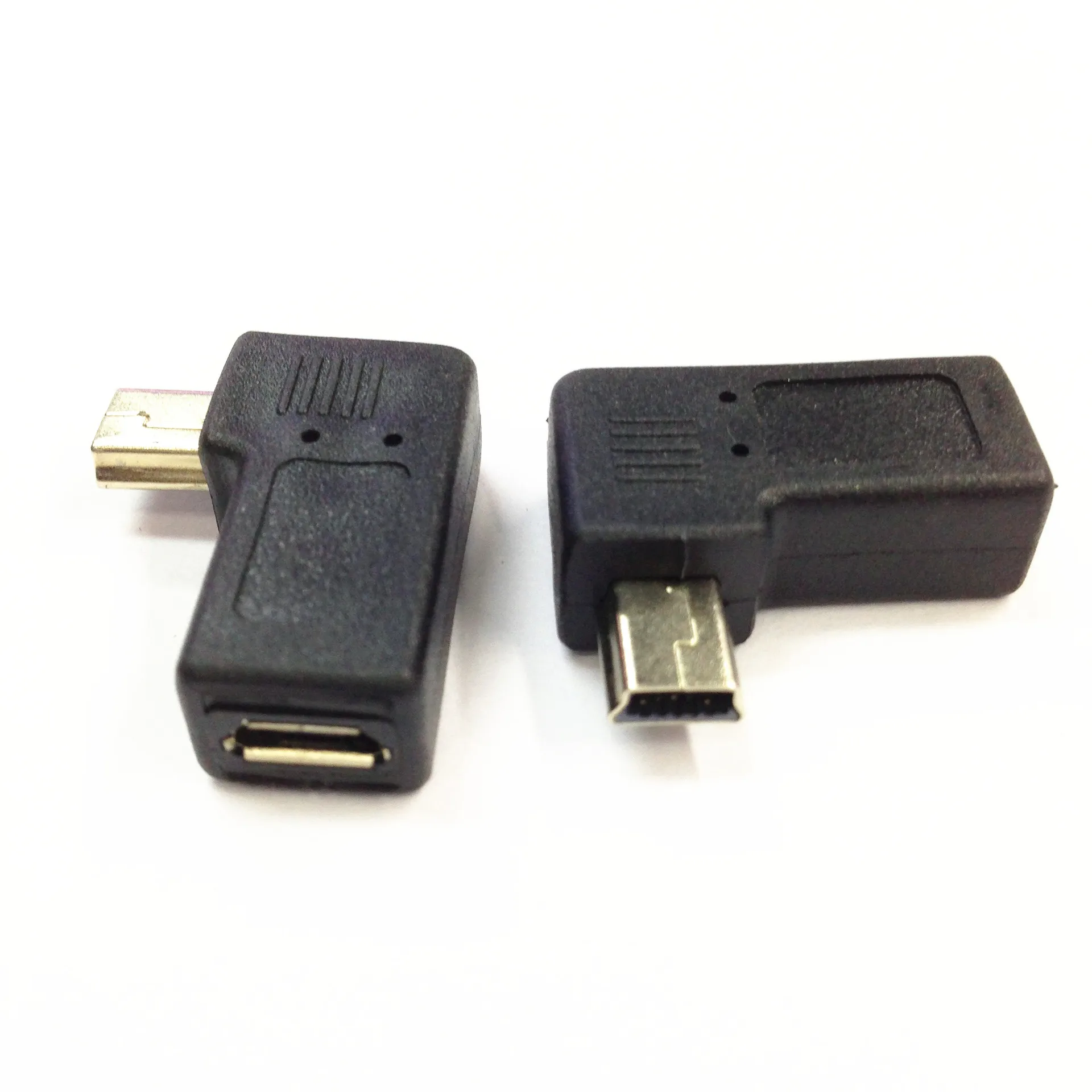 Право Изогнутые 90 градусов под прямым углом mini т Mini B 5 P revolution Micro USB женская голова
