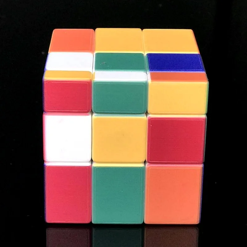 Красочный зеркальный волшебный куб 56 см странной формы нео куб скорость головоломка игрушки для детей мальчик подарок идеальный
