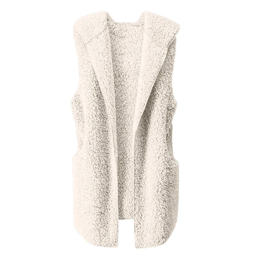 sherpa zip up vest