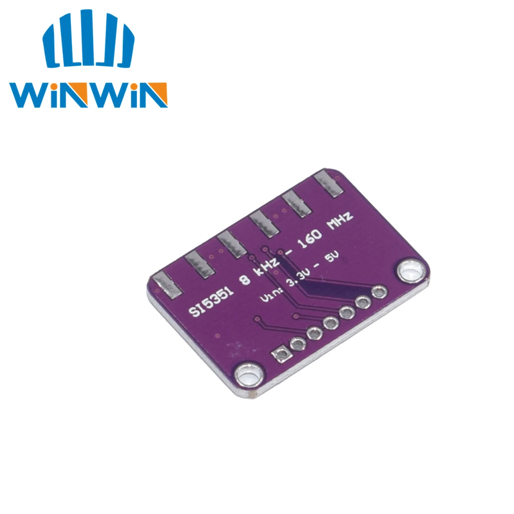 DC 3 V-5 V CJMCU-5351 Si5351A Si5351 I2C тактовый генератор коммутационная плата модуль генератор сигналов часы 8 кГц-160 МГц для Arduino