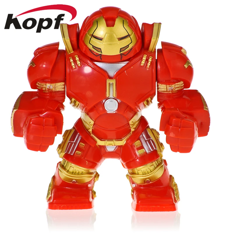 

Single Sale 7CM Big Size Building Blocks Super Heroes Thanos Hulkbuster Venom Groot Alesksei Children Gift Toys PG2058