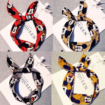 

1pcs Hot Cartoon Mickey Minnie headband Cute Mouse Ear Hair Band Small Mouse Headbands for Women kids Hair Accessories