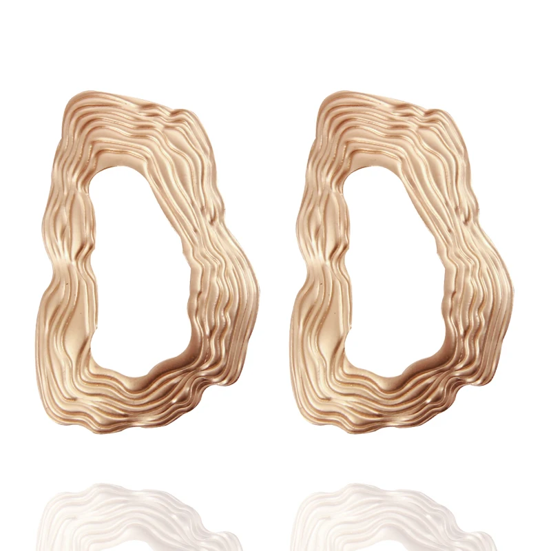 

Multiples Statement Heavy Earrings For Women Metal Irregular Geometric Long Dangles Hiphop Drop Earring Gold Earings Jewelry