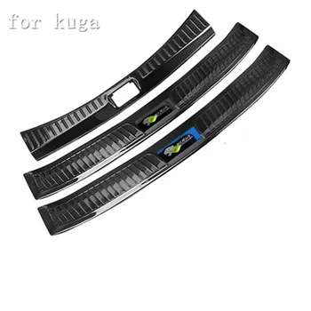 

Car Styling Sticker Stainless Steel Rear Bumper Protector Sill for ford kuga 2013-2018 Car styling