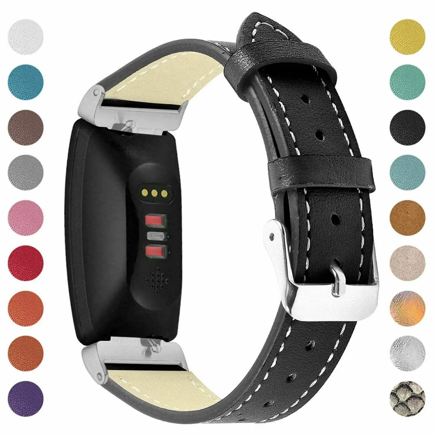 Для Fitbit Inspire/Inspire HR кожаный ремешок аксессуары из натуральной кожи для Inspire