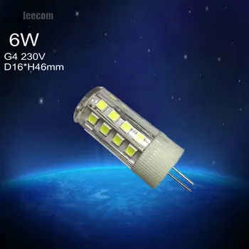

20pcs/lot G9G4G5.3E14 6w ceramics Led Lamp 230V Led Bulbs Silicone Light Replace Halogen Spotlight Chandelier Home Lighting