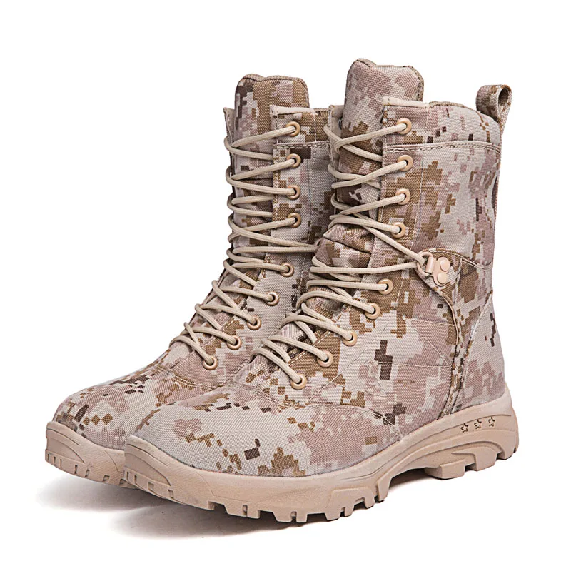 

Big Size Men Mountain Boots Keep Warm Woolen High Top Shoes Army Tactical Camping Hunting Shoes for Man Sport Hiking Boots