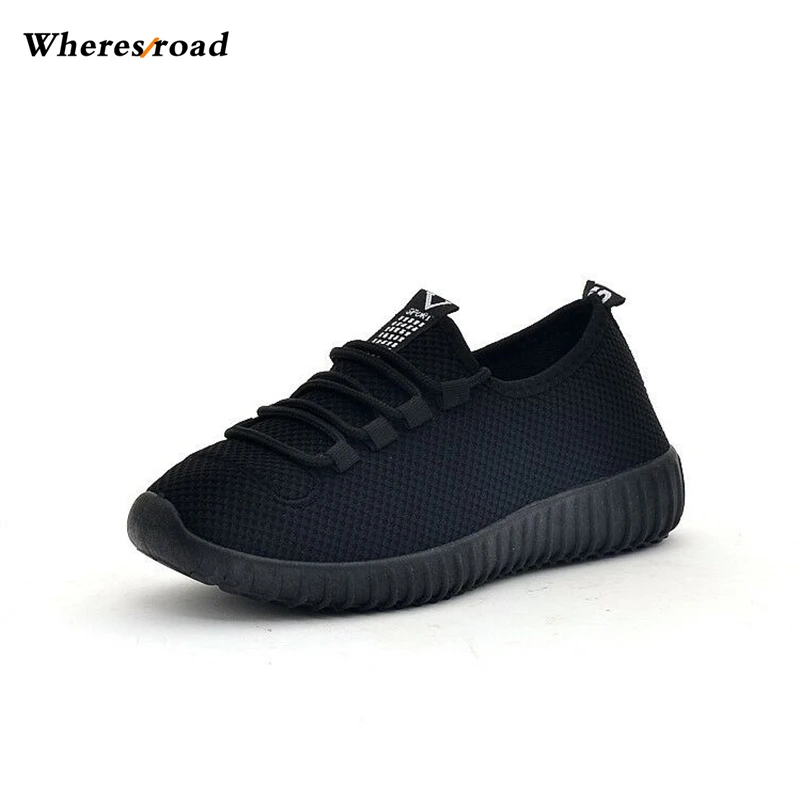 2018 Для мужчин дышащая обувь на шнуровке стабильность анти скользкой кроссовки удобные сетки воздуха дропшиппинг