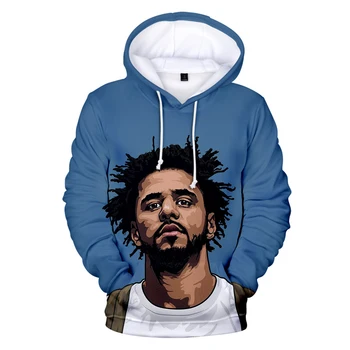

J.Cloe Rapper Idol Print Hoodies Sweatshirt boys/girls Streetwear autumn warm Pullovers hip hop popular singer J.Cloe KOD hoodie