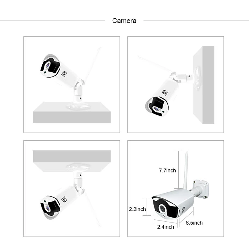 JOOAN 8-канальный сетевой видеорегистратор P2P Облако HD 1080P NVR с 4 шт Массив светодиодный инфракрасный свет открытая IP66 Водонепроницаемый CCTV Камеры Скрытого видеонаблюдения комплект