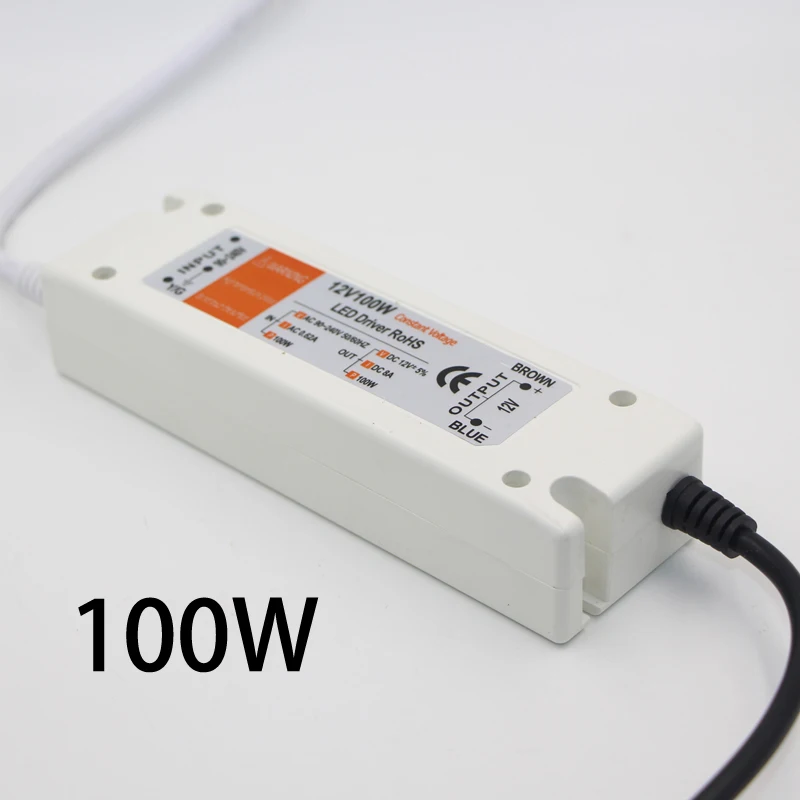 Светодиодный драйвер адаптер переменного тока 110V 120V 220V 230V постоянного тока до DC12V переключатель Питание трансформаторы для SMD 5630 5050 3528 3014 Светодиодные ленты светильник