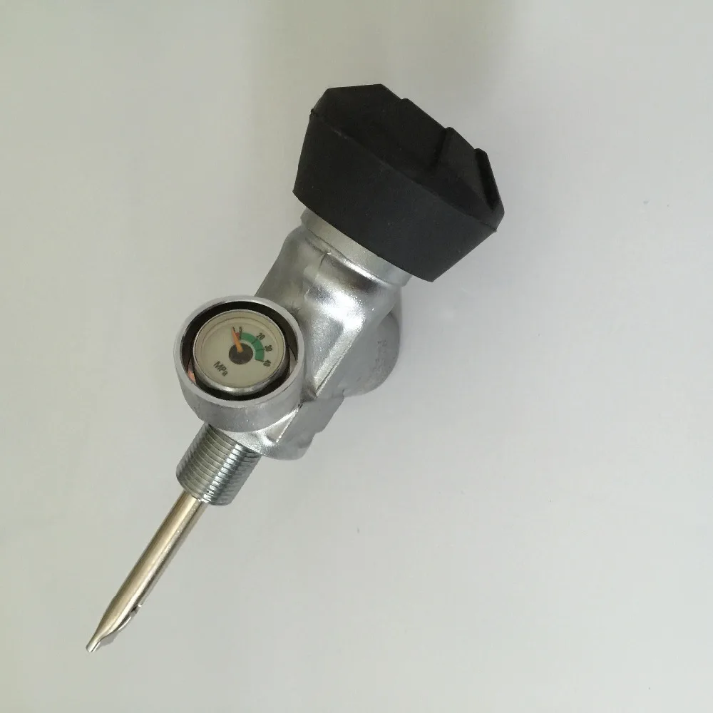 carbon fiber cylinder gauge valve
