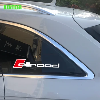 

2pcs germany Oracal Material Allroad windows decals sticker for Audi A4 A6