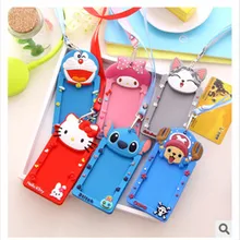 Cartoon Lanyard Bus Entrance Card sSets Silicone School License Neck Hung The Breastpiece Work Card Card Set Of Documents