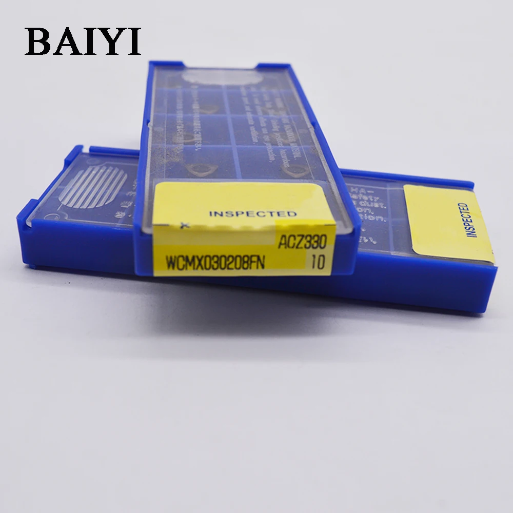 10 шт. WCMX030208FN ACZ330 высококачественный инструмент с ЧПУ вставки для U дрели|Токарный