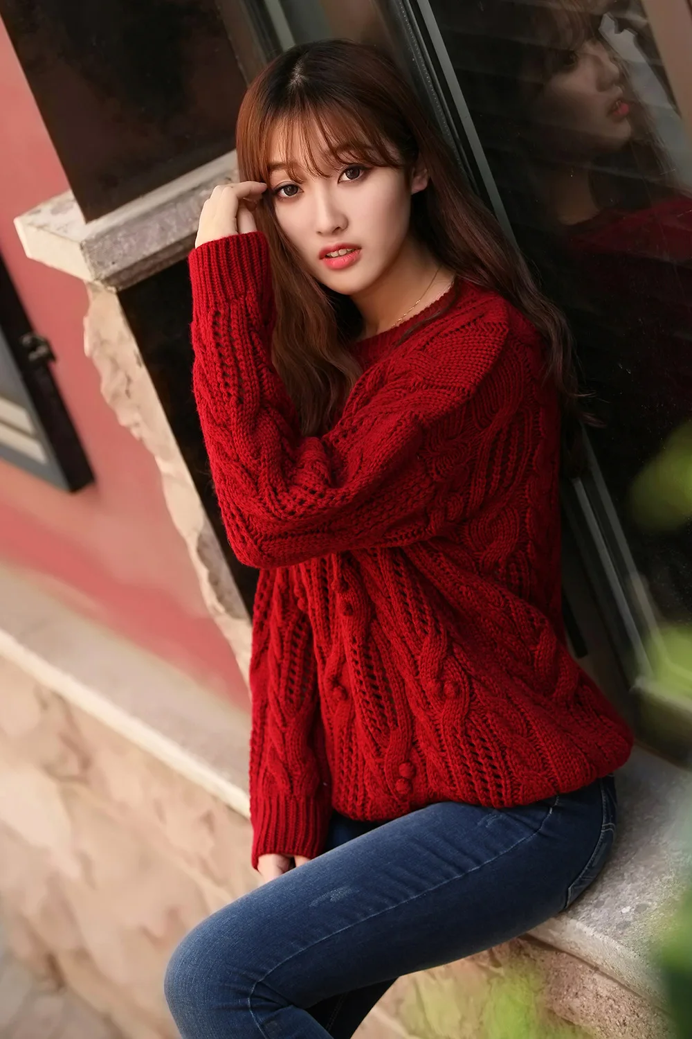 

Sweet Mori Girl Knitted Crochet Sweater Pullovers Jumper Basic Women Knit Solid Color Sweater Hippie Boho Unique Novelty Coat