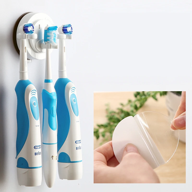 

Bathroom Accessories Set Suction cup Toothbrush Holder Toothpaste Storage Rack Shave Tooth Brush Dispenser Storage Holder