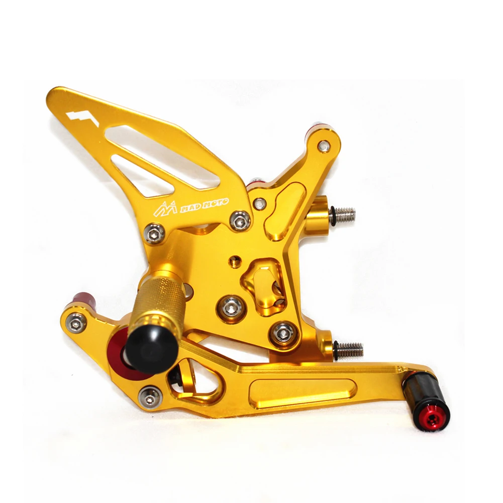 Для Ducati 899 1199 Panicale 2012 2013 CNC Регулируемые подножки для ног Rider Rearsets педаль для ног