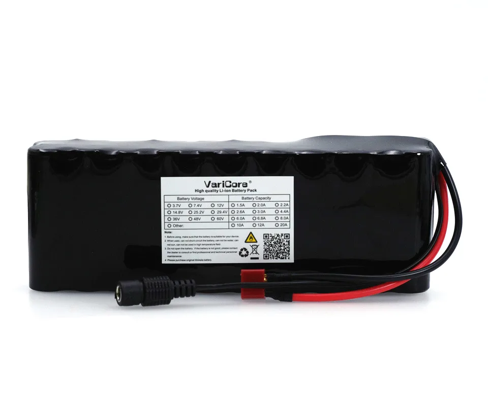 VariCore 36V 5.2Ah 10S2P 18650 аккумуляторная батарея 5200 mAh, модифицированные велосипеды, Электромобиль 42V Защита PCB