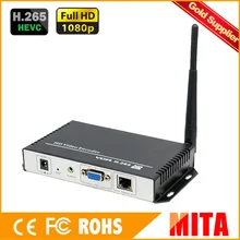 HD H.265 VGA ip encoder WiFi for IPTV streaming with HTTP RTSP RTMP HLS HD H.265 VGA ip encoder WiFi for IPTV streaming with HTTP RTSP RTMP HLS