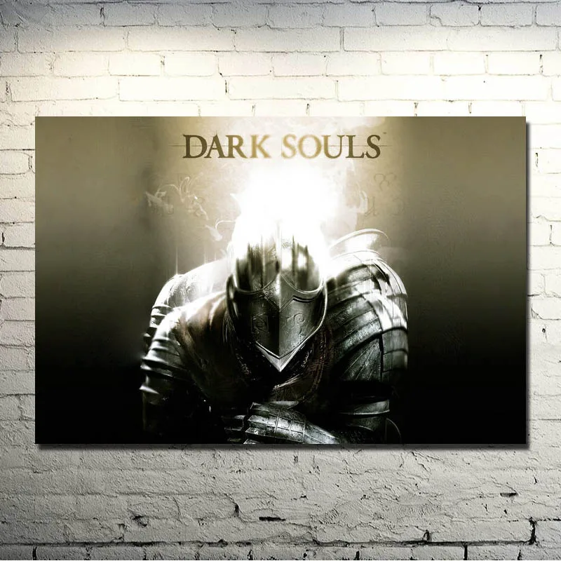 Художественный плакат из шелковой ткани Dark Souls 1 2 3 принт 13x20 24x36 дюймов картина