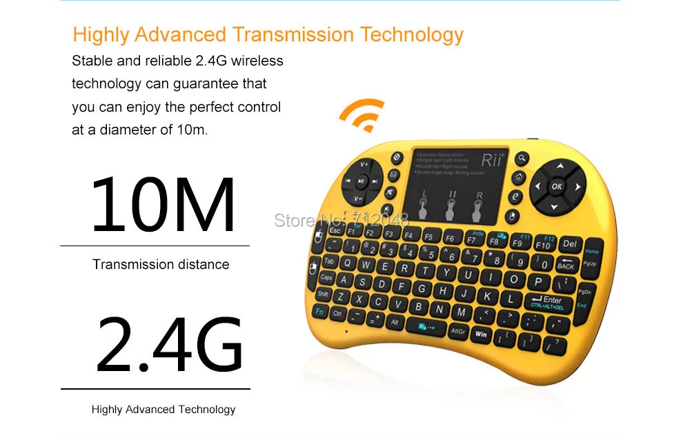fio 2.4 ghz mouse ar com touchpad
