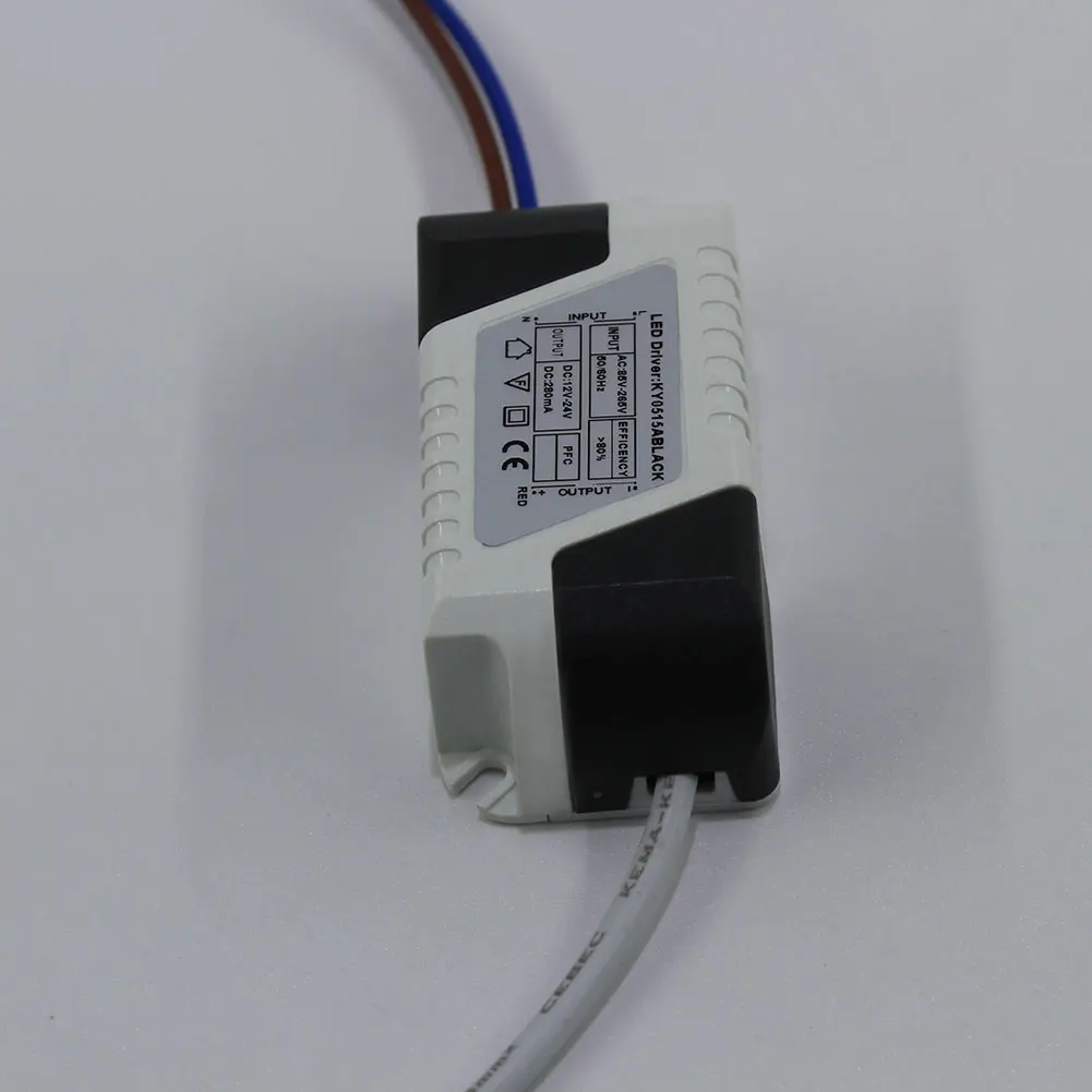 

LED Constant Current Driver 6W 280mA Power Supply Output DC 12-24V External Isolation Lamp Lighting Transformer