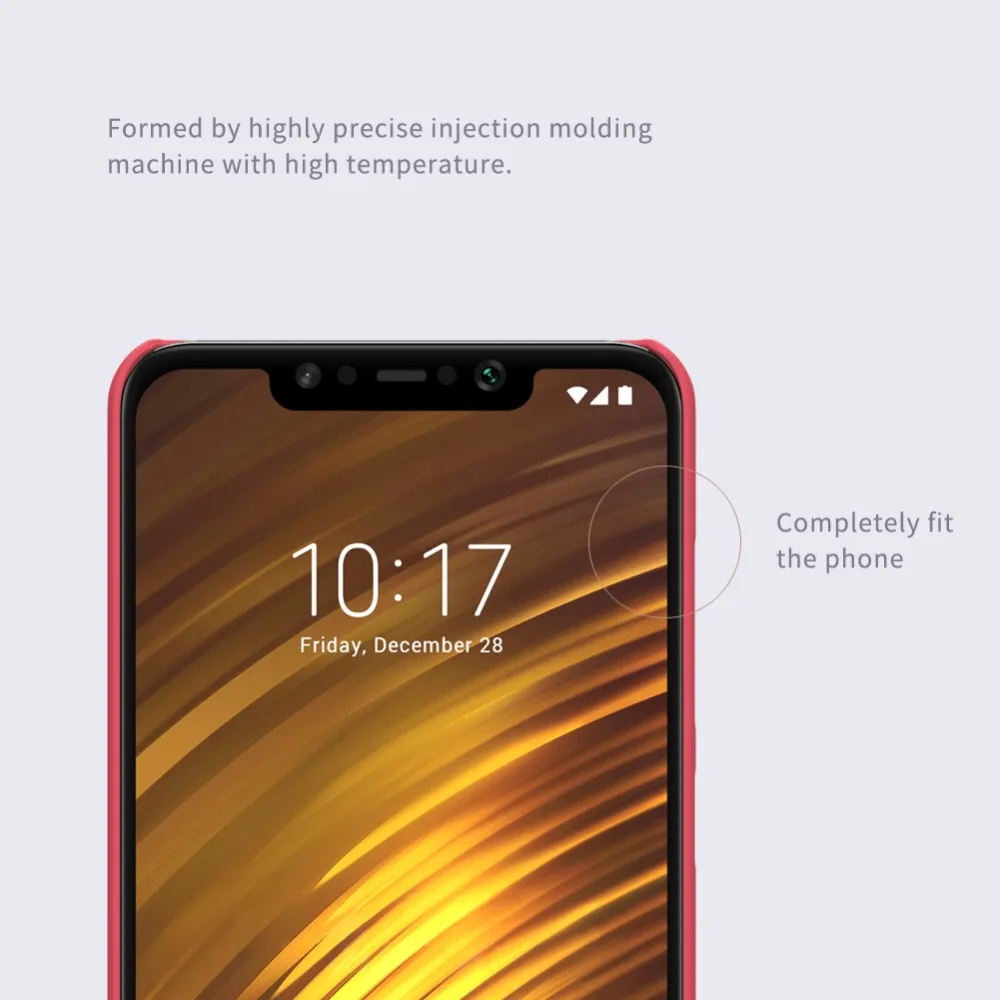 Чехол для Xiaomi Pocophone F1 Nillkin Super Frosted Shield, Жесткий Чехол на заднюю панель, противоскользящий чехол для Xiaomi Poco F1