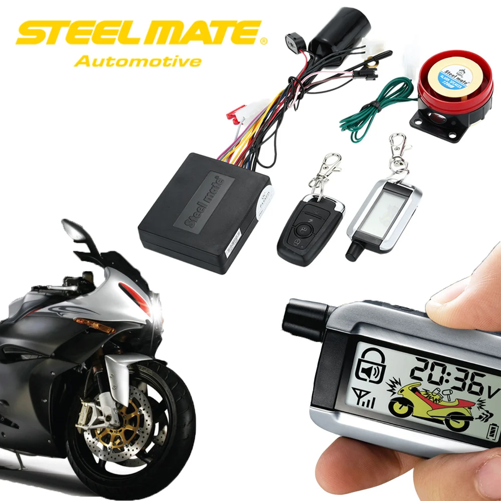 Система сигнализации Steelmate с автоматической кнопкой запуска Start Stop 986XO пульт