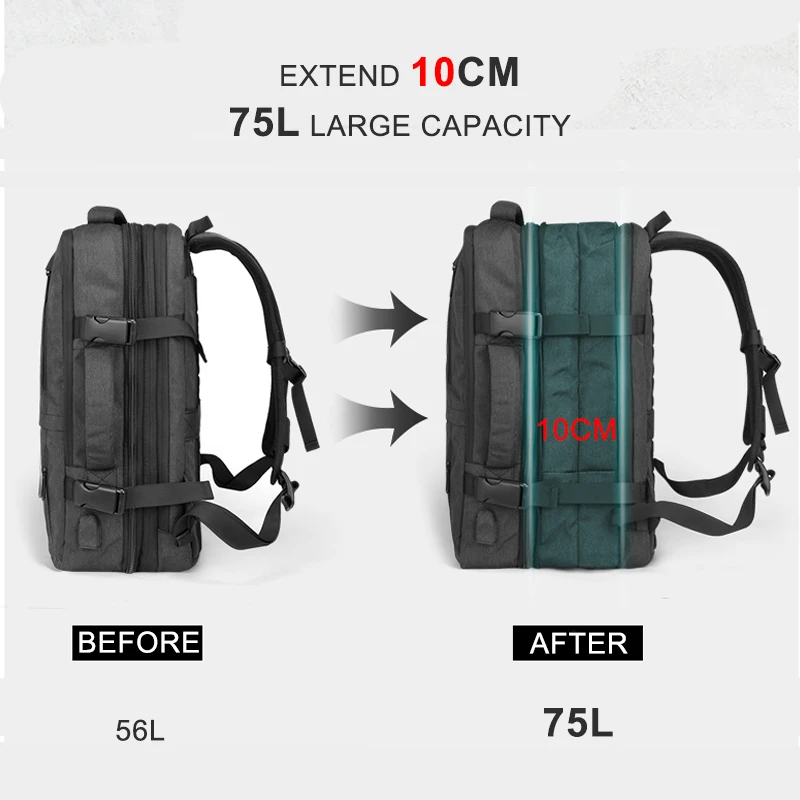 Laptop Backpack Bag Men Women 30L 17 15.6 Inch Notebook Backpacks Outdoor Travel Large Men's Bagpack Male Man Business Back Pack