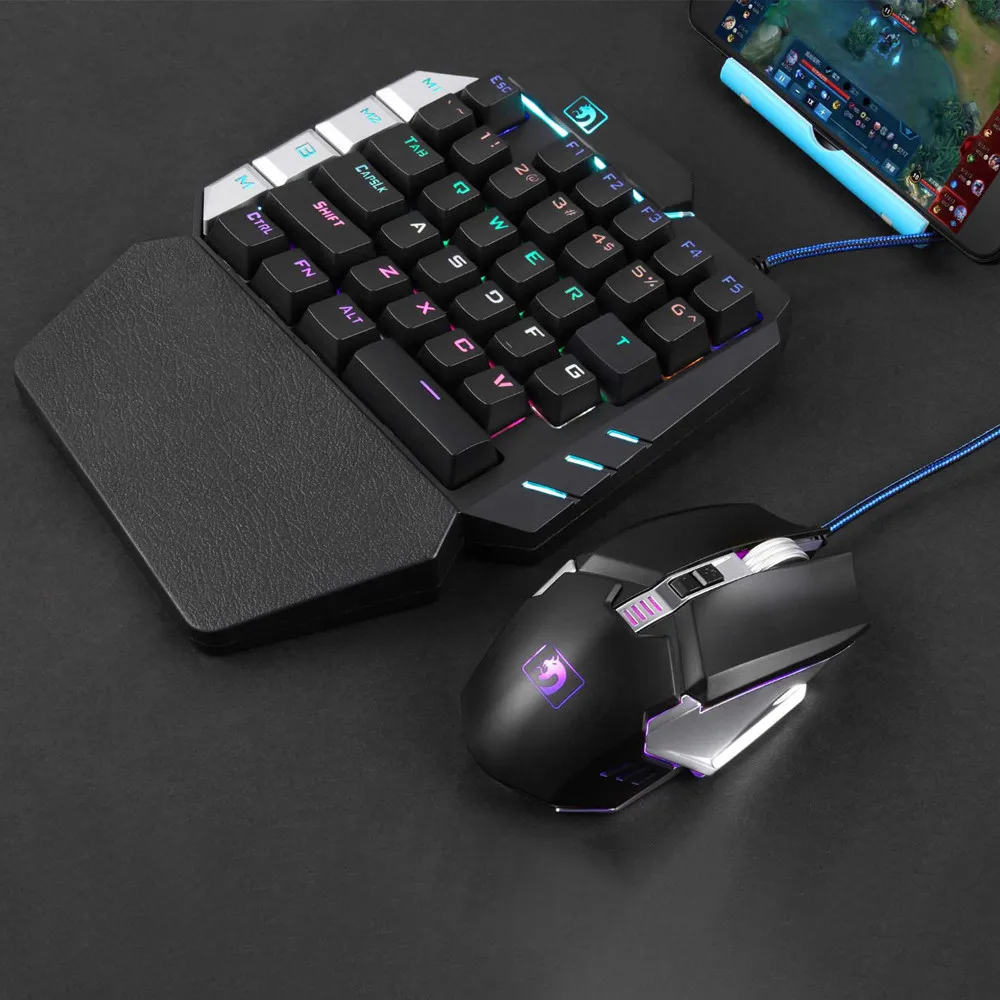 K13 35 клавиш одна рука механическая мини клавиатура для игры одной рукой USB