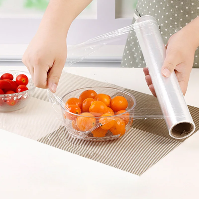 QuickDone-Kitchen-Fresh-Keeping-Heat-Sealer-Food-Saver-Cling-Wrap-Roll-30200cm-Disposable-Refrigerator-Microwave-Oven-Plastic-Wrap-KC1671 (8)
