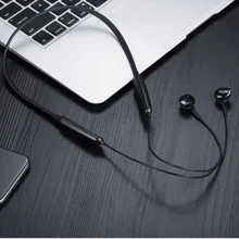 Wireless Bluetooth Earphones Bilateral stereo sports earphone Neck mounted headphones Double magnetic earbuds music earphone